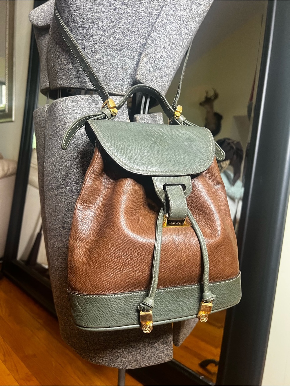 LOEWE Vintage Amazona Top Handle Crossbody Tote Bag - Picture 3 of 15